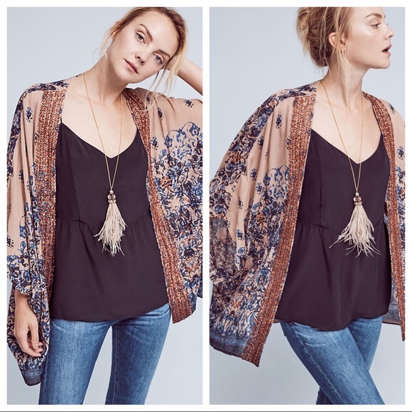 Anthropologie Jackets & Blazers - Anthropologie Astor Kimono, OS